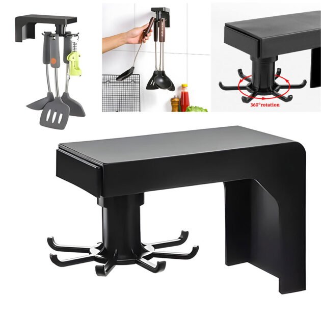 عبوة من قطعتين من رفوف التخزين الدوارة 360 درجة