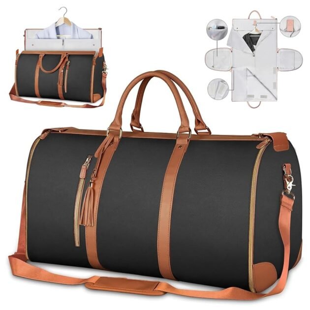 حقيبة سفر عصرية مصنوعة من جلد البولي يوريثان