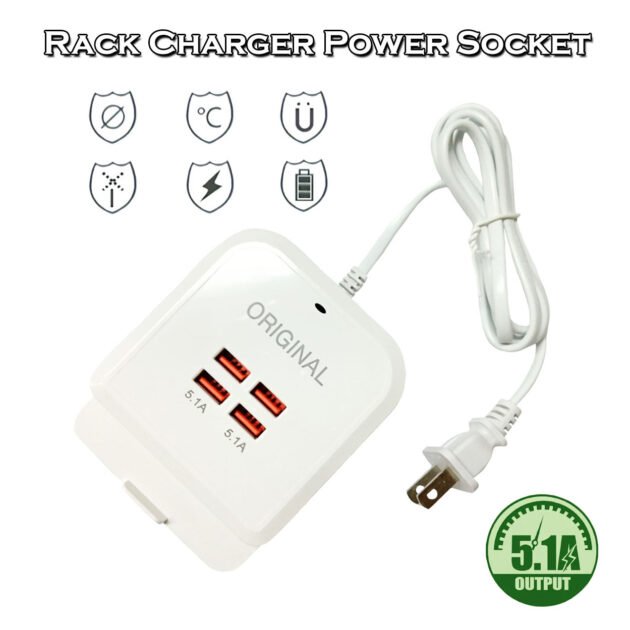 محطة شحن سريع عالمية المنافذ مزودة ب 4 منافذ