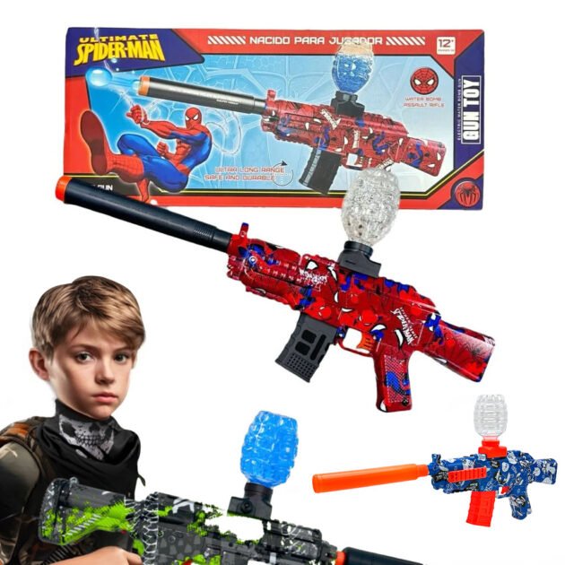 مسدس كرات الجل مع ملحقات بتصميم كرتوني