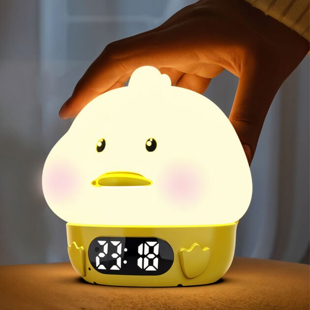 ساعة منبه لغرفة الأطفال مع خاصية الغفوة