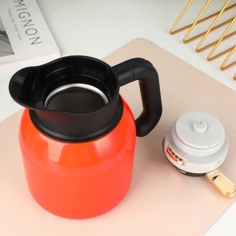 إبريق معزول مزود بفتحة شاي مقسمة وغطاء لعرض درجة - الصورة 4