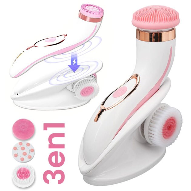 فرشاة تنظيف الوجه العميقة من مع 3 ملحقات