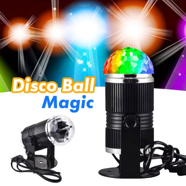 جهاز عرض كرة كريستالية دوارة يتم التحكم فيه صوتيًا