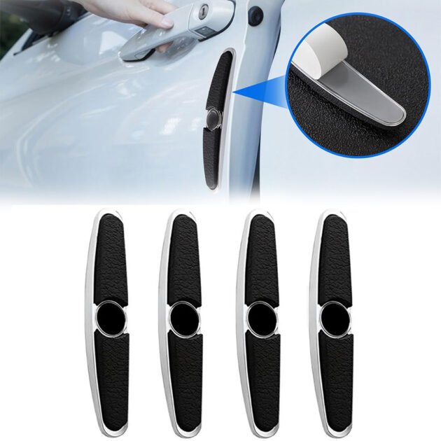 4 قطع من واقيات حواف الأبواب الجانبية مصنوعة من