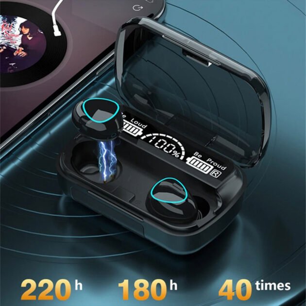 سماعات أذن لاسلكية ستيريو بتقنية بلوتوث 5.1 M10 مع