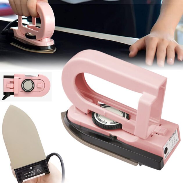 مكواة صغيرة محمولة مع درجة حرارة قابلة للتعديل