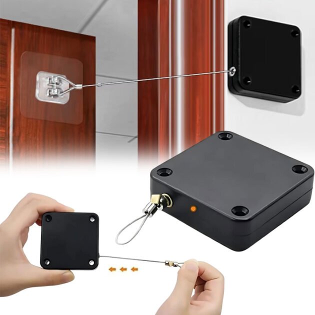 إغلاق باب أوتوماتيكي بدون حفر