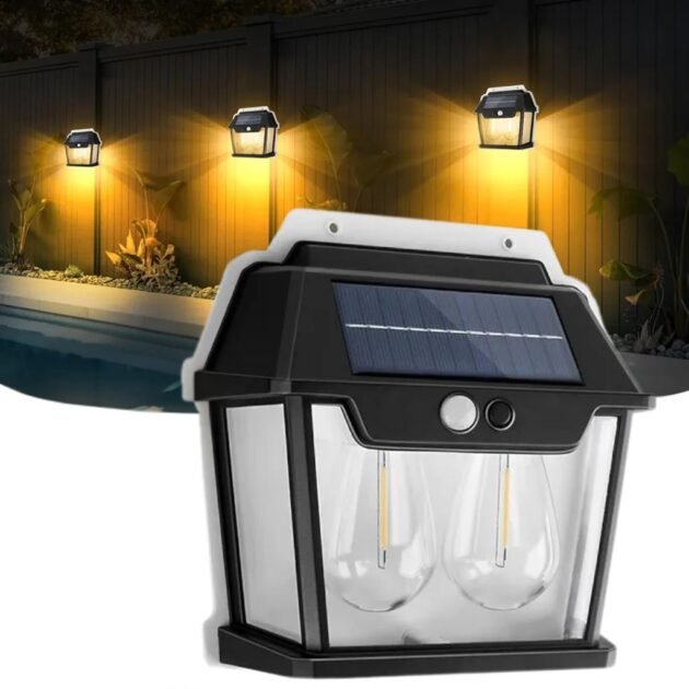 فانوس شموع مزدوج عتيق