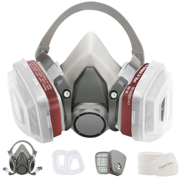 قناع تنفس لإزالة طلاء الرصاص