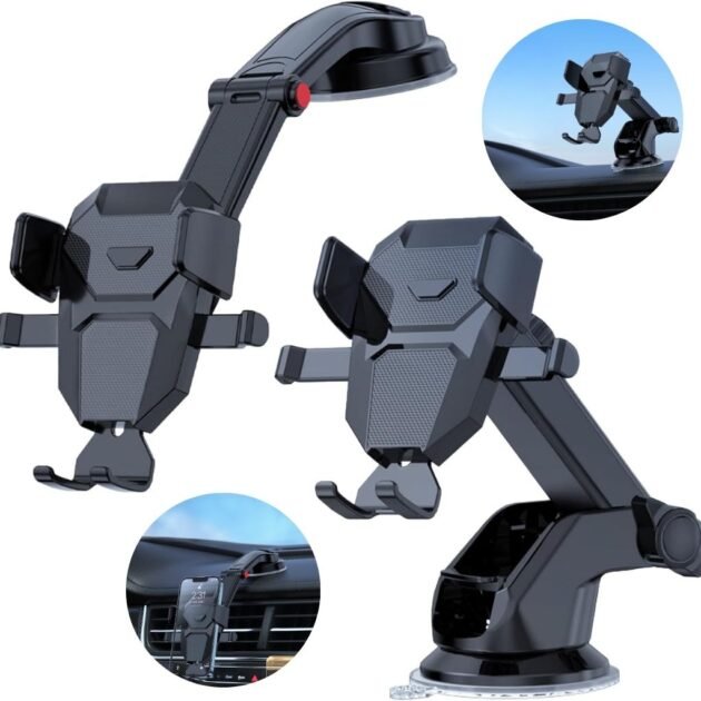 حامل هاتف سيارة متين يدور 360 درجة
