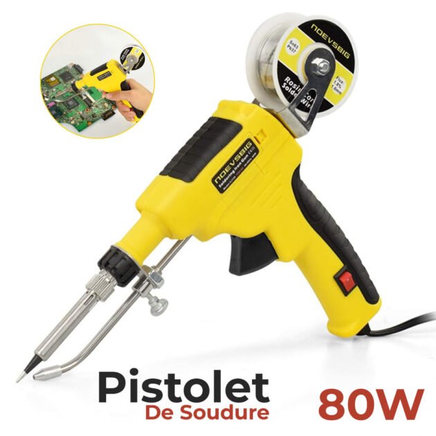 مسدس لحام أوتوماتيكي بقوة 80 واط مزود بخاصية التسخين