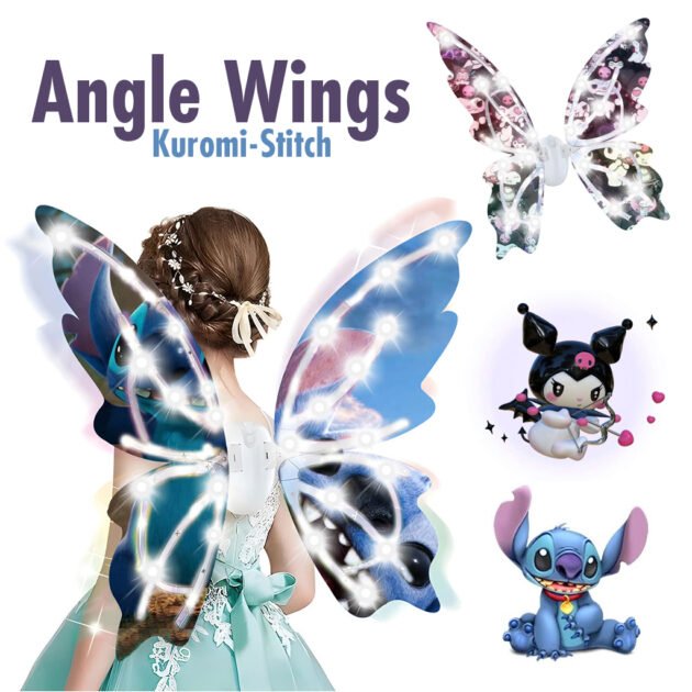 أجنحة مضيئة سحرية