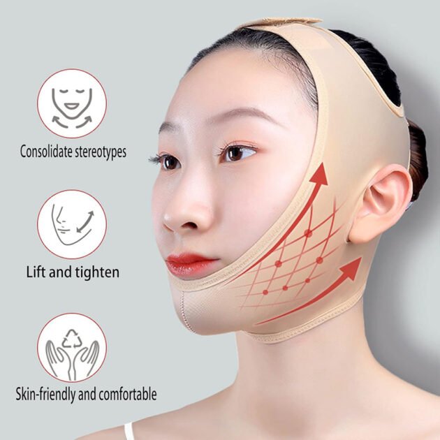 حزام ضغط الوجه للذقن المزدوجة