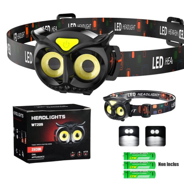 مصباح أمامي على شكل بومة