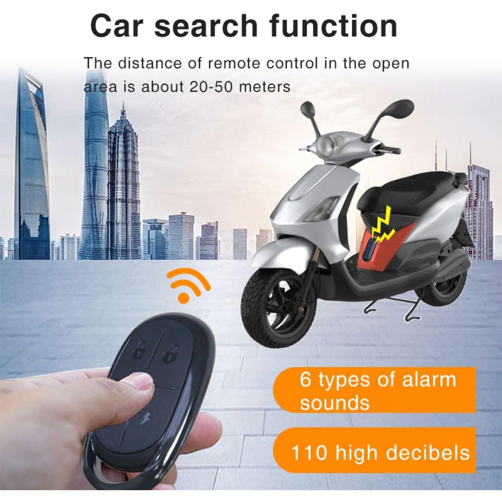 نظام إنذار ضد السرقة مزود بمستشعر اهتزاز بقوة 110 - الصورة 4