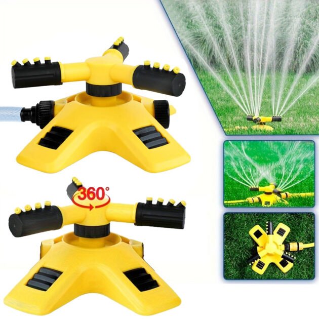 مرش حديقة دوار 360 درجة مع وضعين للري