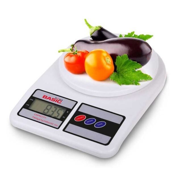 ميزان مطبخ إلكتروني الدقة 10 كجم / 1 جم
