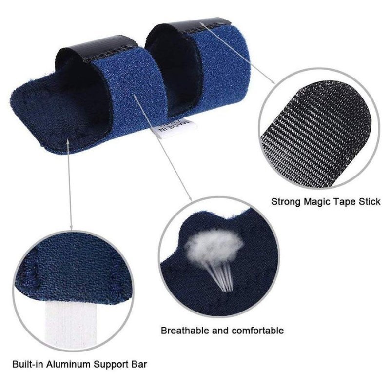 جبيرة ألومنيوم قابلة للتعديل لأصابع السبابة والوسطى - الصورة 3