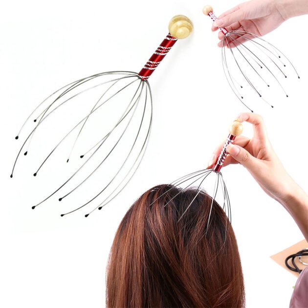 مدلك فروة الرأس للاسترخاء العميق