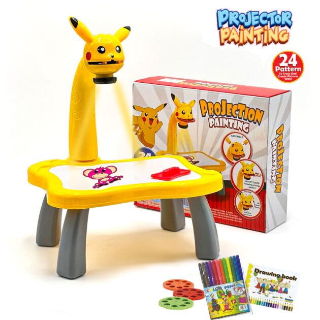 جهاز عرض رسم مع أقلام تلوين