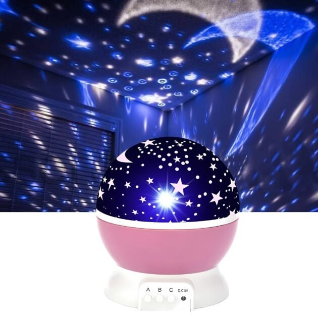 جهاز عرض دوار يُنتج صورة سماء مرصعة بالنجوم