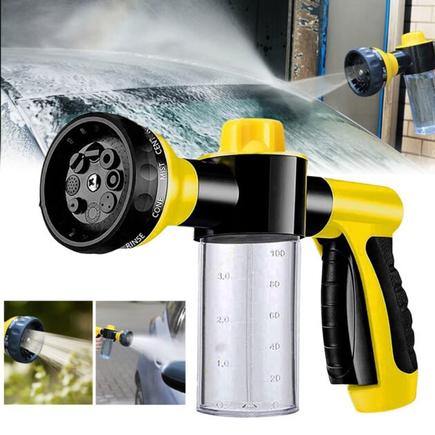 مسدس رش رغوة الضغط بثمانية وظائف