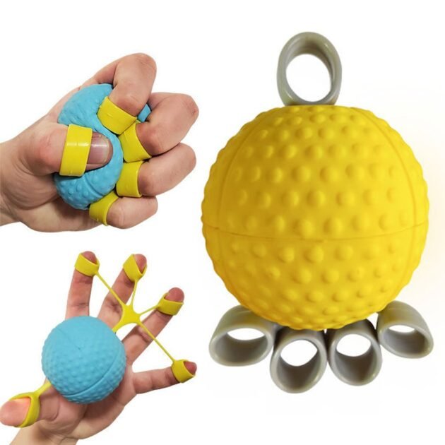 كرة 2 في 1 لإعادة تأهيل وتقوية اليد