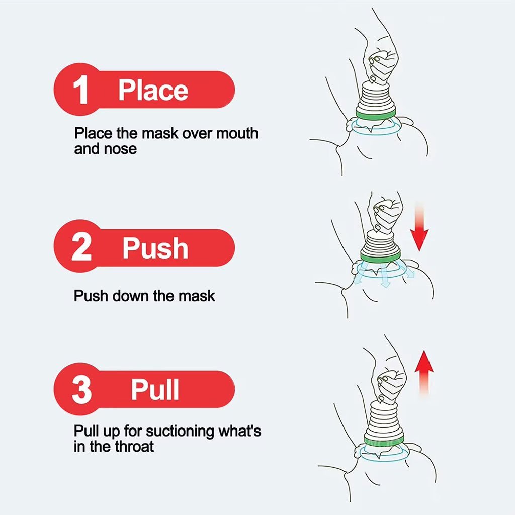 قناع تنفس للإسعافات الأولية لجهاز تدريب القلب والرئتين - الصورة 5