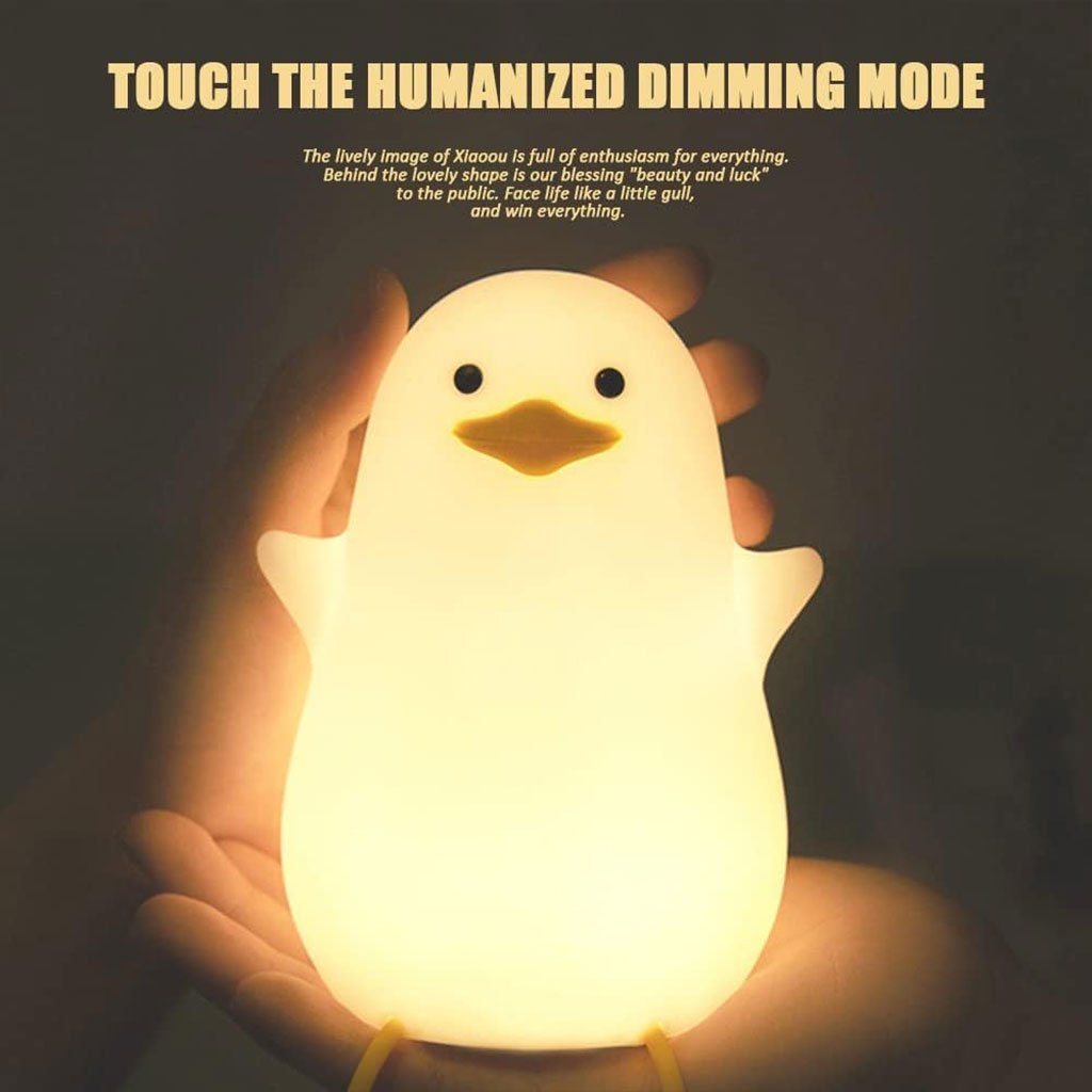 مصباح ليلي قابل لإعادة الشحن من السيليكون على شكل - الصورة 4